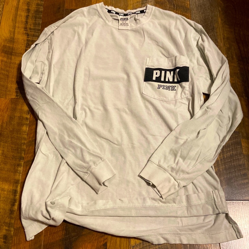 Pink pocket long sleeve